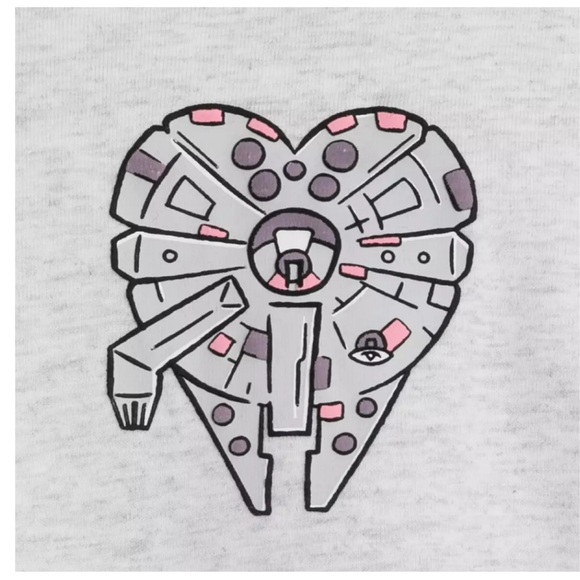 Star Wars Disney Spirit Jersey Han Solo/Princess Leia “I Know” NWT, Unisex Small - Picture 4 of 11